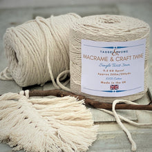 Load image into Gallery viewer, Macrame Cord Rope Twine | Single Twist 3mm x 260m - Tassel&amp;Plume
