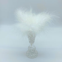 Load image into Gallery viewer, White Turkey Marabout Feathers DIY Art Crafts Floristry Displays Arrangements 8-12cm 3-5 inches - Tassel&amp;Plume
